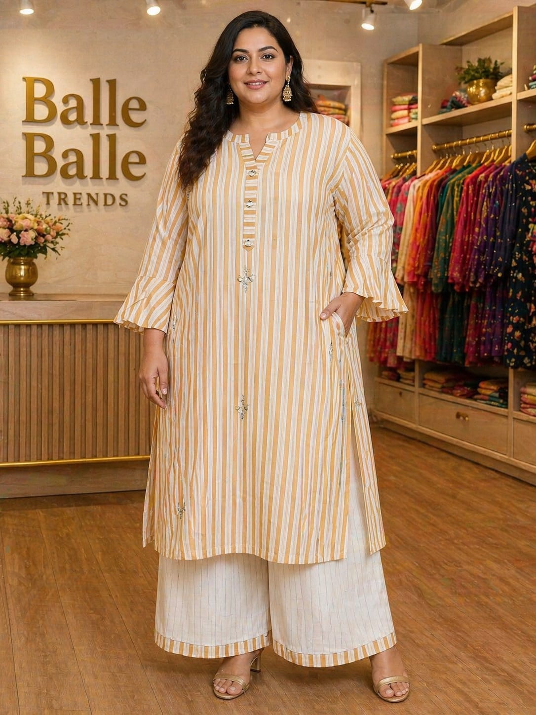 Cotton Kurti Set